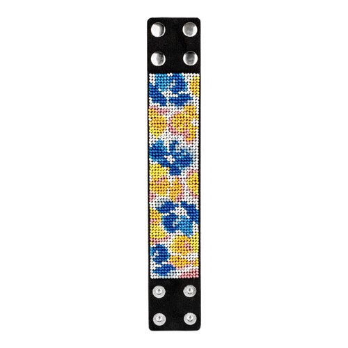 Bead embroidery kit on artificial leather FLBB-101
