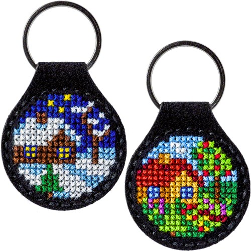 Cross-stitch kits on artificial leather FLHL-012