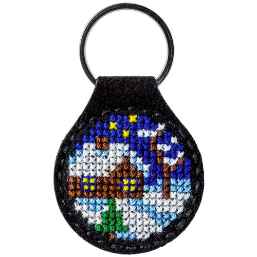 Cross-stitch kits on artificial leather FLHL-012