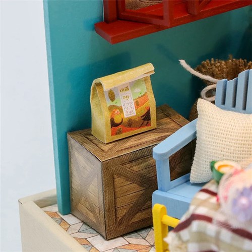 Miniature Wizardi Roombox Kit - Flower Shop Dollhouse Kit