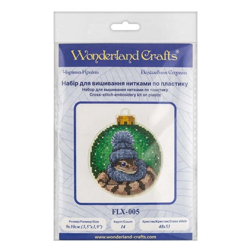 Cross-stitch kits on a plastic base FLX-005
