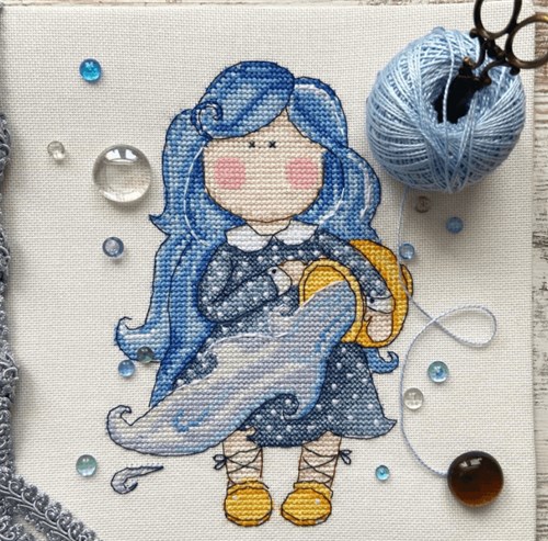 Aquarius GR-02 Counted Cross-Stitch Kit