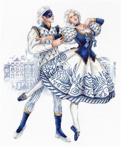 Dancers HB-668 / SNV-668 Counted Cross Stitch Kit
