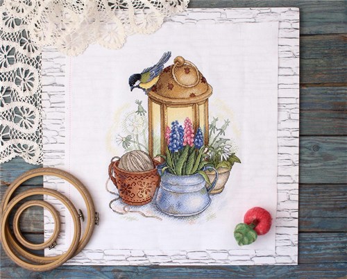 Spark of Spring HB-689 / SNV-689 Counted Cross Stitch Kit