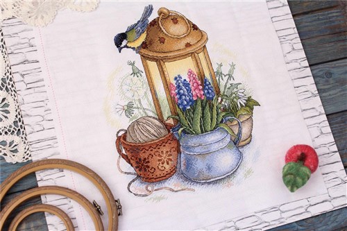 Spark of Spring HB-689 / SNV-689 Counted Cross Stitch Kit