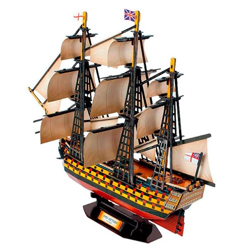 Model Ship Kit - HMS Victory Battleship. Papercraft 3D Puzzle