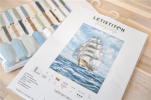 Counted Cross Stitch Kit Ship Leti907
