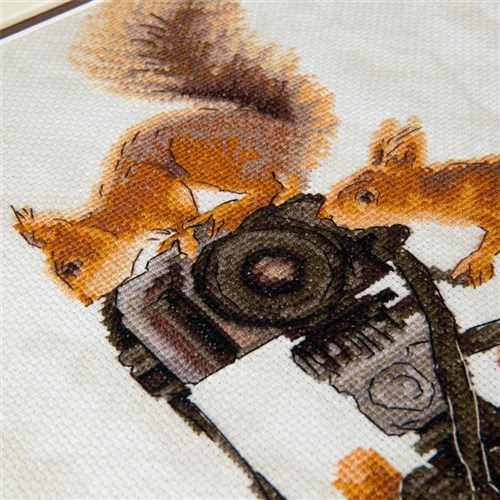 Cross-stitch kit M-459C "Curiosity"