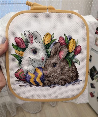 Fluffy Friends M-507 / SM-507 Counted Cross Stitch Kit