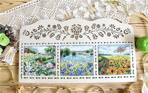 Summer Flowers M-562 / SM-562 Counted Cross Stitch Kit