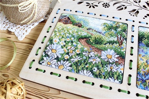 Summer Flowers M-562 / SM-562 Counted Cross Stitch Kit