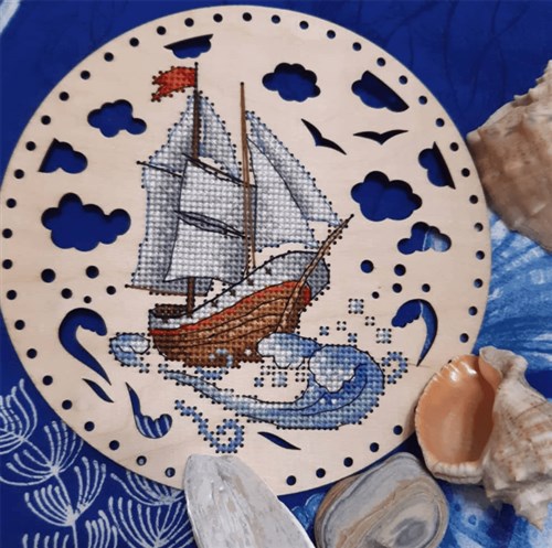 Towards the Wind O-022 Counted Cross Stitch Kit on Plywood