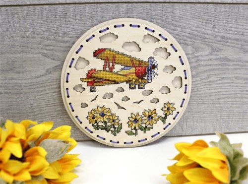 High in the Sky O-030 Counted Cross Stitch Kit on Plywood