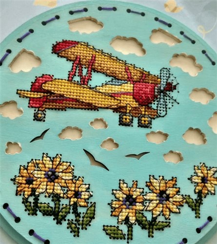 High in the Sky O-030 Counted Cross Stitch Kit on Plywood