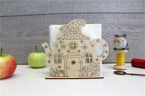 Fairytale House. Napkin Holder O-045