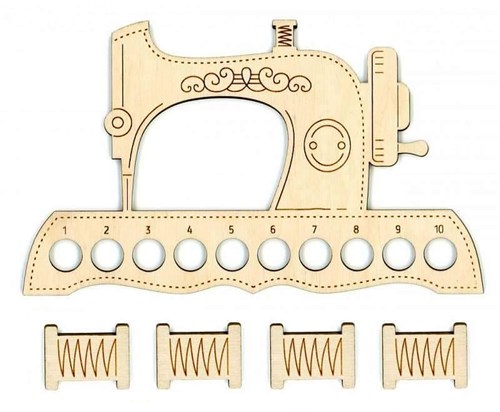 Mouline Organiser Sewing Machine + 4 Spools OP-037