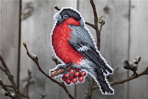 Winter Messenger P-156 / SR-156 Plastic Canvas Counted Cross Stitch Kit