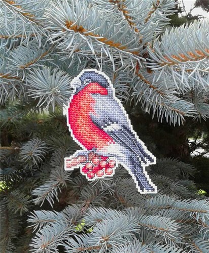 Winter Messenger P-156 / SR-156 Plastic Canvas Counted Cross Stitch Kit