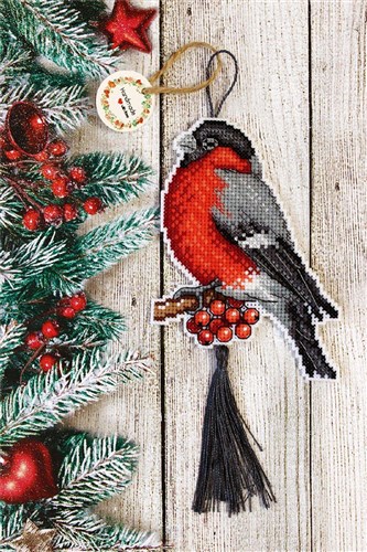 Winter Messenger P-156 / SR-156 Plastic Canvas Counted Cross Stitch Kit