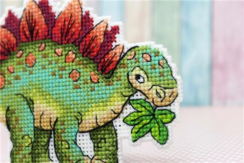 Stegosaurus P-270 / SR-270 Plastic Canvas Counted Cross Stitch Kit