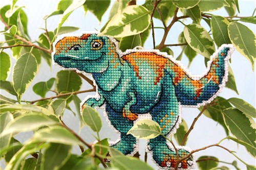 Tyrannosaurus P-271 / SR-271 Plastic Canvas Counted Cross Stitch Kit