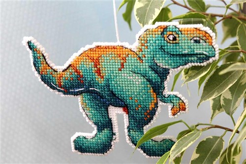 Tyrannosaurus P-271 / SR-271 Plastic Canvas Counted Cross Stitch Kit