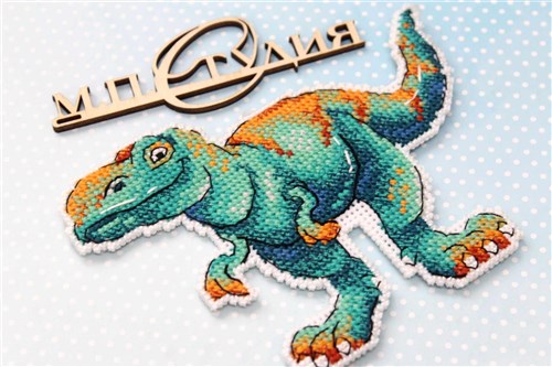 Tyrannosaurus P-271 / SR-271 Plastic Canvas Counted Cross Stitch Kit