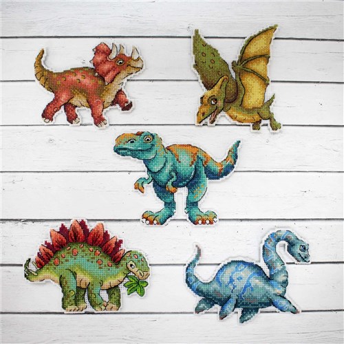 Tyrannosaurus P-271 / SR-271 Plastic Canvas Counted Cross Stitch Kit
