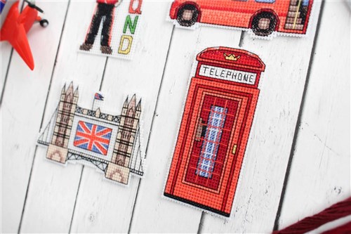 England Magnets P-305 / SR-305 Plastic Canvas Counted Cross Stitch Kit
