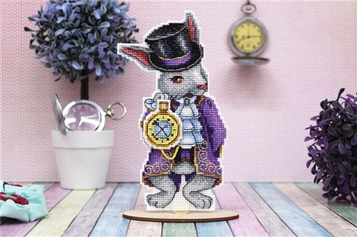 Wonderful Rabbit P-347 / SR-347 Plastic Canvas Counted Cross Stitch Kit