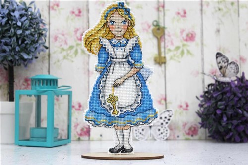Precious Key P-348 / SR-348 Plastic Canvas Counted Cross Stitch Kit