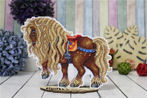 Horse P-484 / SR-484 Plastic Canvas Counted Cross Stitch Kit