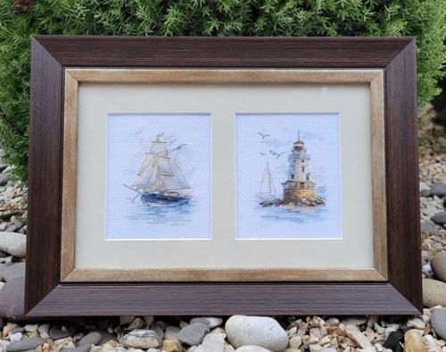 Sunny Morning. Lighthouse 0-224 Counted Cross-Stitch Kit