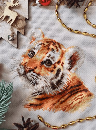 Tiger Cub 1-33 Counted Cross Stitch Kit