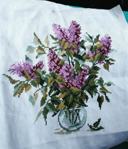 Bouquet of Lilacs 2-05 Counted Cross-Stitch Kit