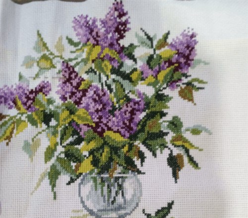 Bouquet of Lilacs 2-05 Counted Cross-Stitch Kit