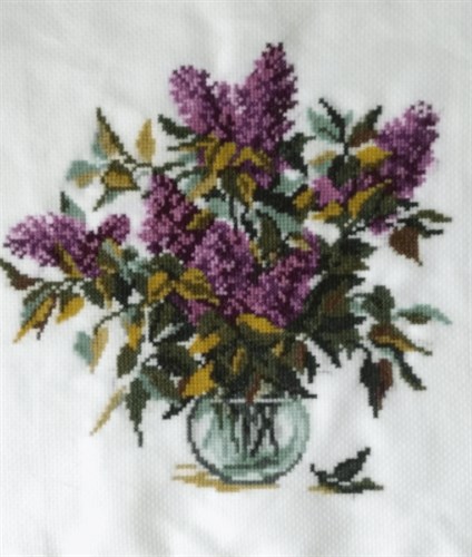 Bouquet of Lilacs 2-05 Counted Cross-Stitch Kit