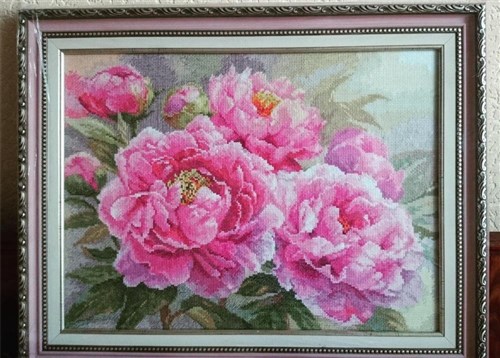 Peonies 2-35 Counted Cross-Stitch Kit
