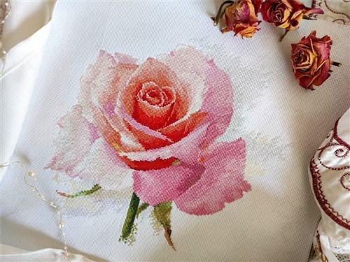 Rose Tenderness 2-40 Counted Cross-Stitch Kit