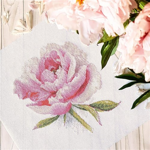 Tender Peony 2-47 Counted Cross-Stitch Kit