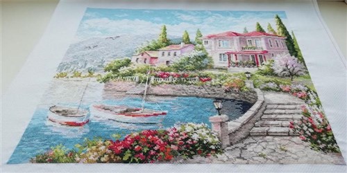 Morning on the Coast 3-16 Counted Cross-Stitch Kit