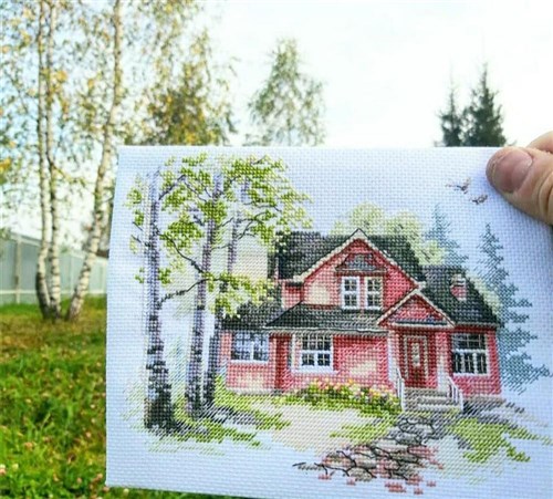 May house 3-19 Counted Cross-Stitch Kit