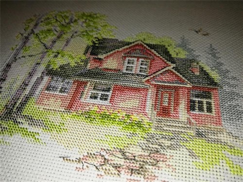 May house 3-19 Counted Cross-Stitch Kit