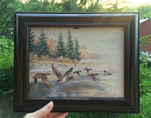 Flying Ducks 3-27 Counted Cross-Stitch Kit