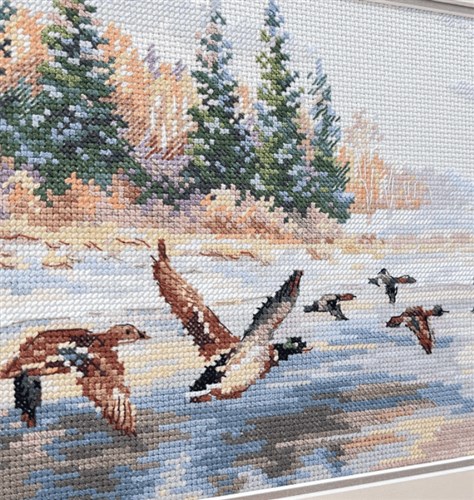 Flying Ducks 3-27 Counted Cross-Stitch Kit