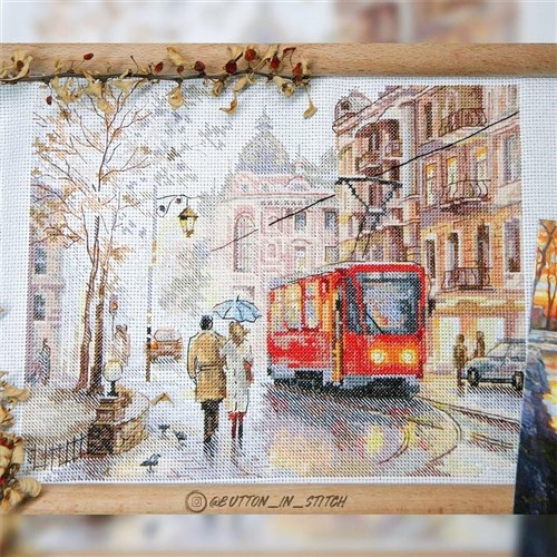 October in the City 3-29 Counted Cross-Stitch Kit