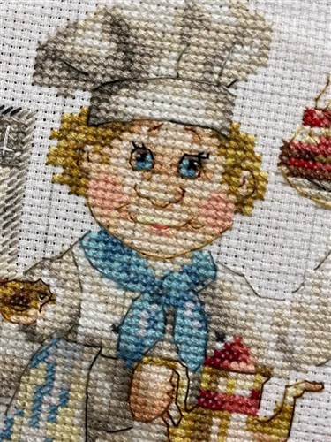 Pastry chef  6-12 Counted Cross-Stitch Kit