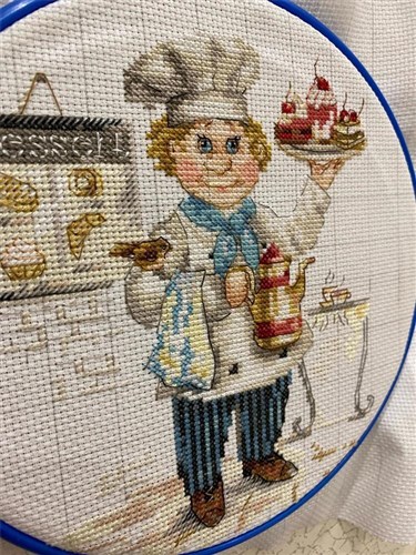 Pastry chef  6-12 Counted Cross-Stitch Kit