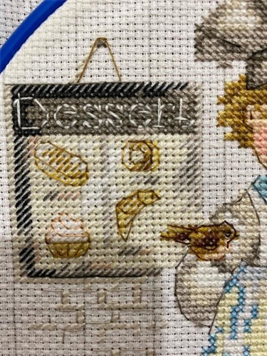 Pastry chef  6-12 Counted Cross-Stitch Kit