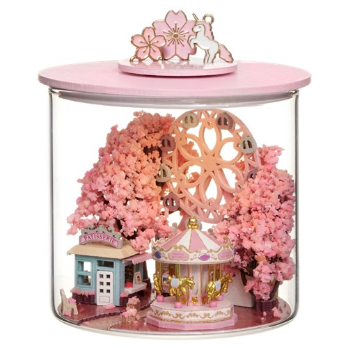 Miniature Wizardi Roombox Kit - Sakura Scenery Dollhouse Kit